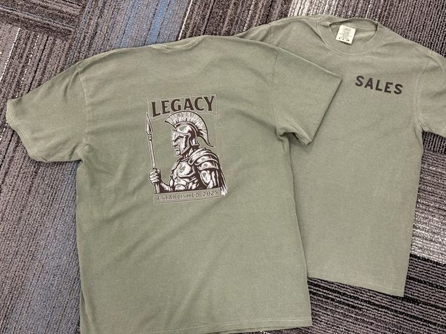 Green Legacy company t-shirts