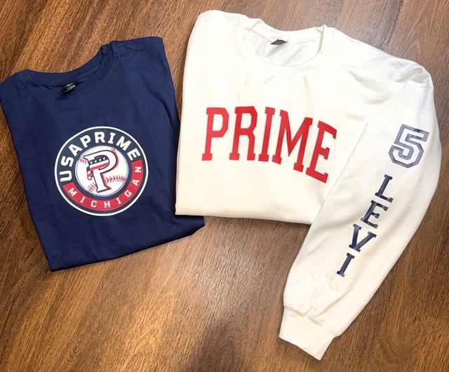 Custom baseball team crewnecks